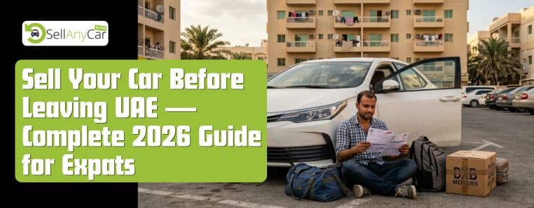 Sell Your Car Before Leaving UAE — Complete 2026 Guide for Expats Sell Your Car Before Leaving UAE — Complete 2026 Guide for Expats
